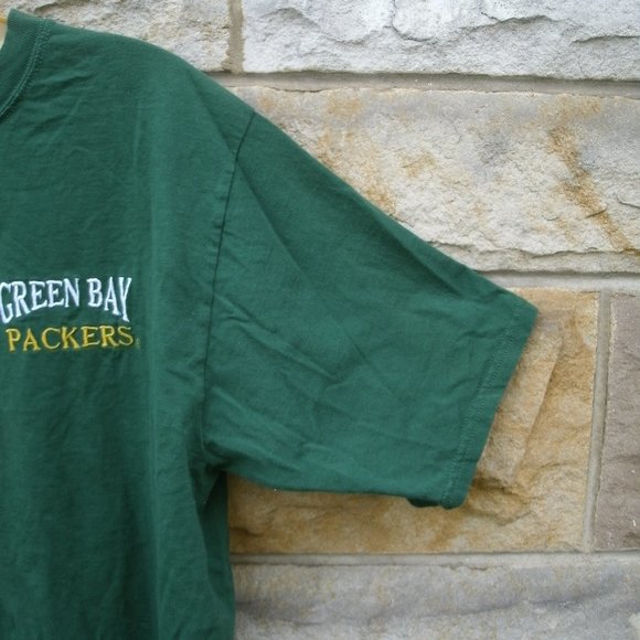 Green Bay Packers Football T-Shirt Size L - Picture 6 of 12